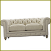 77&quot; Cigar Club Sofa 7842.0002 A015 Beige marki Curations Limited