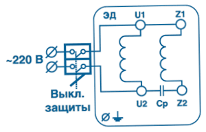 Schemat elektryczny wentylatora