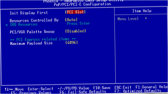 Init Display First