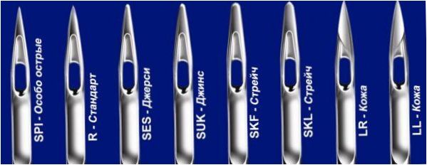 Rodzaje igieł do maszyn do szycia