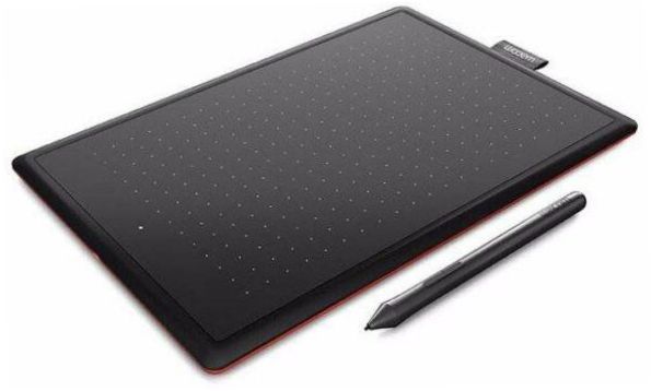 WACOM One Medium CTL-672 czarny/czerwony