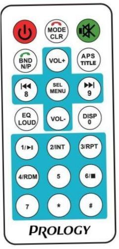 Prology CMX-160, czarne/czerwone podświetlenie