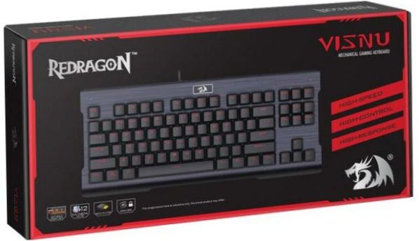 Redragon Visnu Rainbow Black USB Outemu Blue