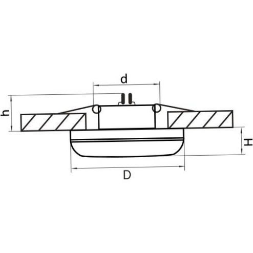 Lightstar Piano Mini 011274, GU5.3, 35W - szerokość: 8,7 cm