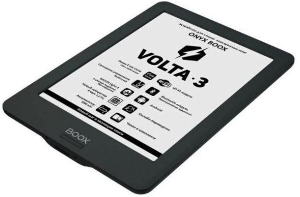 6" ONYX BOOX Volta 3 8GB eBook Reader - formaty książek i dokumentów: CHM, DOC, EPub, FB2, HTML, MOBI, PDF, RTF, TXT