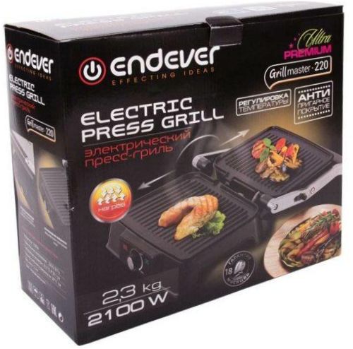 ENDEVER Grillmaster 220, czarny/metal