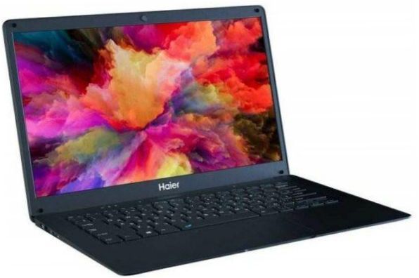 14.1" Haier A1410ED Notebook (1366x768, Intel Celeron 1.1GHz, RAM 4GB, eMMC 64GB, DOS), JM02VFE0, czarny