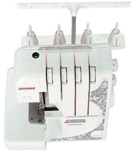 Janome ArtDecor 724D biały szary