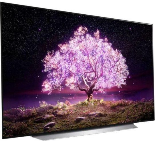 65" Telewizor LG OLED65C1RLA OLED, HDR (2021), waniliowa biel