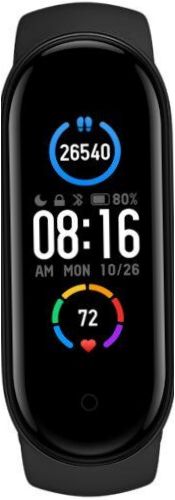 Inteligentna bransoletka Xiaomi Mi Smart Band 5 - monitorowanie: akcelerometr, monitorowanie kalorii, monitorowanie snu, monitorowanie aktywności fizycznej, ciągły pomiar tętna