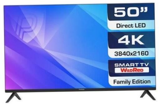 50" Prestigio 50 Top LED TV (2021), czarny