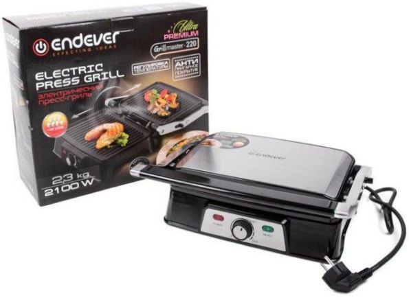 ENDEVER Grillmaster 220, czarny/metal