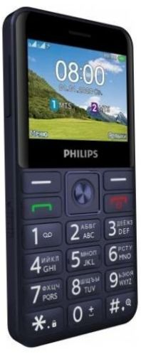 Philips Xenium E207, niebieski