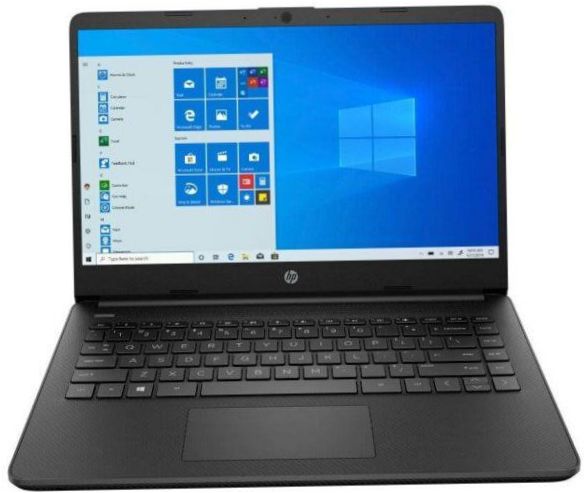 14" HP 14s-fq0089ur Notebook (1920x1080, AMD Athlon Gold 2.4GHz, 4GB RAM, 128GB SSD, Win10 Home), 3B3M3EA, Black