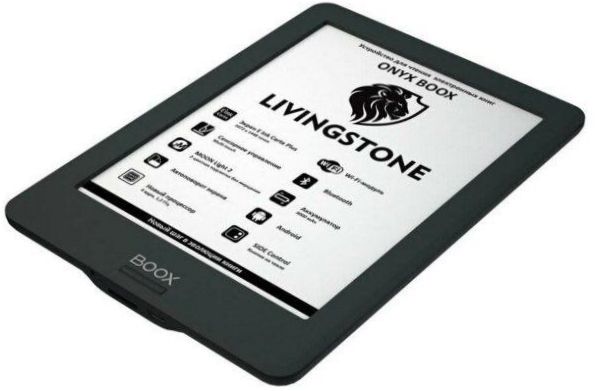 6" ONYX BOOX Livingstone 8GB eBook - formaty książek i dokumentów: CHM, DJVU, DOC, EPub, FB2, HTML, RTF, TXT