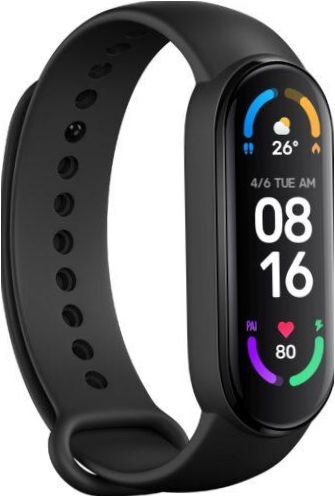 Xiaomi Mi Smart Band 6 - monitoring: akcelerometr, monitoring kalorii, monitoring snu, monitoring aktywności fizycznej