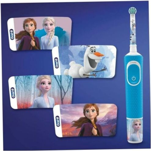 Oral-B Vitality Kids Cold Heart D100.413.2KX, biały/niebieski