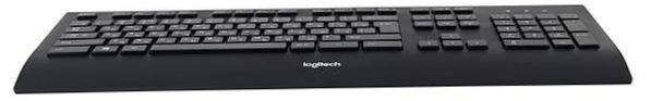 Logitech Corded Keyboard K280e Black USB