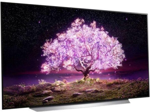 65" Telewizor LG OLED65C1RLA OLED, HDR (2021), waniliowa biel