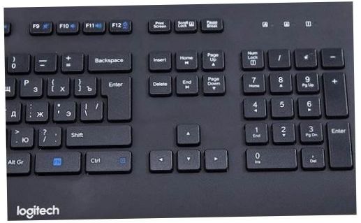 Logitech Corded Keyboard K280e Black USB