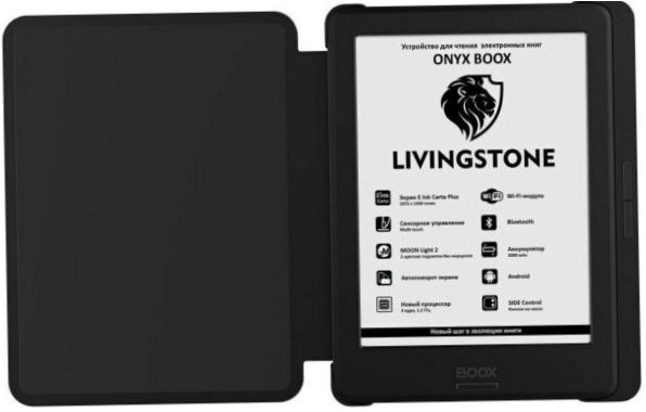 6" ONYX BOOX Livingstone 8GB eBook - Wymiary: 112,5x156x8,8 mm, Waga: 165g