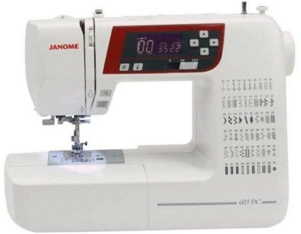 Janome DC 603, biały/czarny