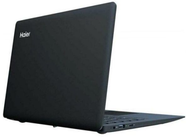 14.1" Haier A1410ED Notebook (1366x768, Intel Celeron 1.1GHz, 4GB RAM, eMMC 64GB, DOS), JM02VFE0, Czarny