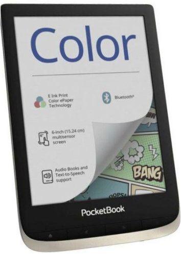 6" PocketBook 633 Color eBook - rozmiar: 115x174x9mm, waga: 170g