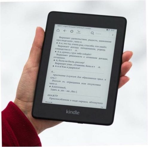 6" Amazon Kindle Paperwhite 2018 32Gb 32GB eBook - cechy konstrukcyjne: wbudowane podświetlenie