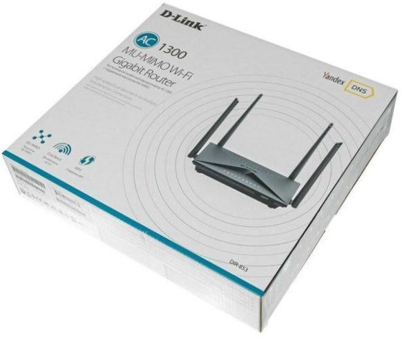 D-link DIR-853, czarny