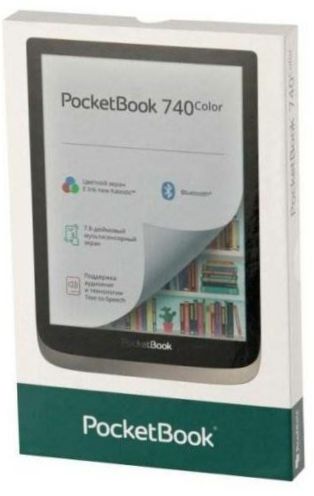 7.8" PocketBook 740 Color 16GB eBook - rozmiar: 115x174x9mm, waga: 180g