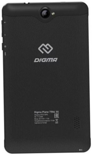 DIGMA Plane 7594, 2GB/16GB, Wi-Fi + Cellular, czarny