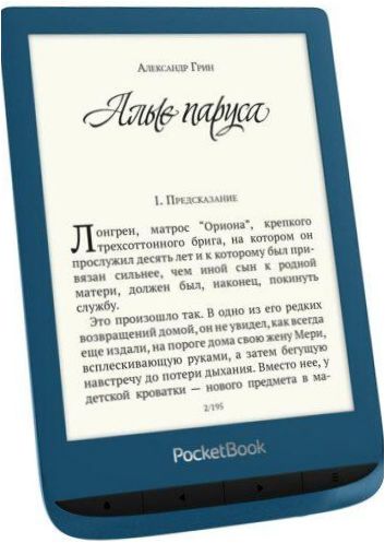 6" PocketBook 632 Aqua 16GB eBook - Bezprzewodowy: Wi-Fi