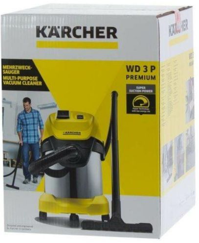 KARCHER WD 3 P Premium, 1000 W, srebrny/żółty