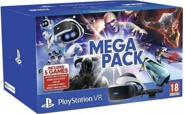 Sony PlayStation VR Mega Pack Bundle, czarny i biały