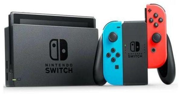 Nintendo Switch rev.2 32GB, neon blue, neon red,