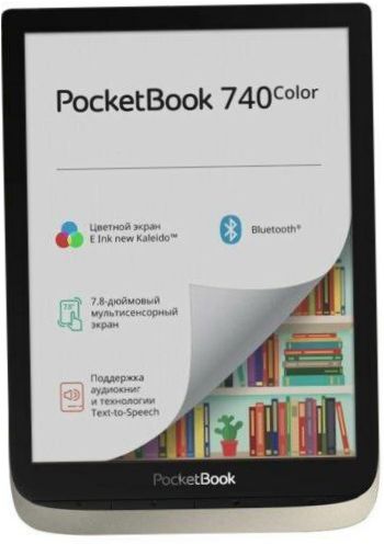 7,8" PocketBook 740 Color 16GB E-book - Przekątna: 6" (1024x758, 212 ppi)