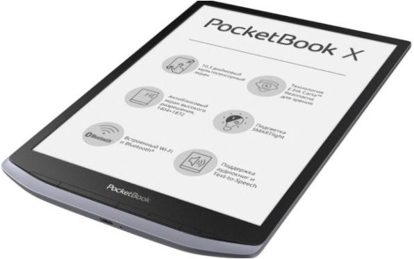 10,3" PocketBook X eBook Reader - żywotność baterii: 15000 str