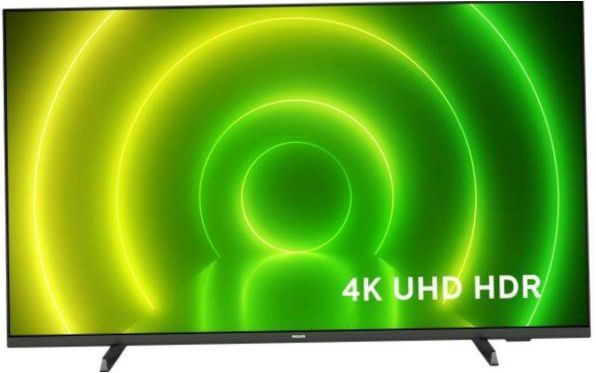 55" Telewizor LED Philips 55PUS7406/60, HDR (2021), czarny