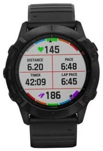 Smart Watch Garmin Fenix 6X Pro - monitorowanie: pomiar poziomu tlenu we krwi, EKG, tonometr, ciągły pomiar tętna, monitorowanie snu, monitorowanie aktywności fizycznej, akcelerometr, monitorowanie kalorii