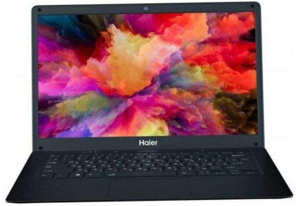 14.1" Haier A1410ED Notebook (1366x768, Intel Celeron 1.1GHz, 4GB RAM, 64GB eMMC, DOS), JM02VFE0, czarny