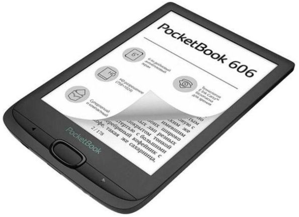 6" PocketBook 606 8GB eBook - czas pracy na baterii: 8000 ppi