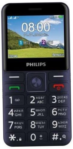 Philips Xenium E207, niebieski