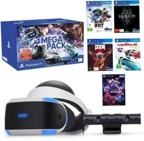 Sony PlayStation VR Mega Pack Bundle, czarny i biały