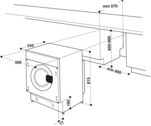 Pralka Hotpoint-Ariston BI WMHL 71283 - klasa energetyczna: B