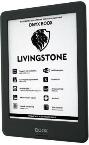 6" ONYX BOOX Livingstone 8GB eBook - Typ wyświetlacza: Carta Plus, Dotykowy