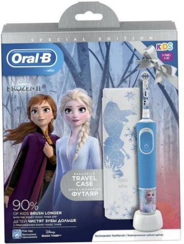 Oral-B Vitality Kids Cold Heart D100.413.2KX, biały/niebieski