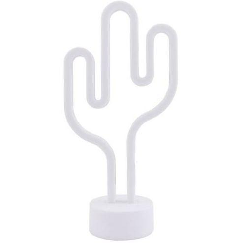 Lampka nocna LED START Neon Jolly Cactus - materiał: plastik