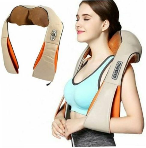 MASAŻYSTA NECK KNEADING cam neck and shoulder massager with infrared heating (4k)