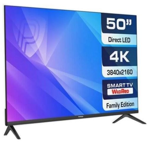 50" Prestigio 50 Top WR LED TV (2021), czarny